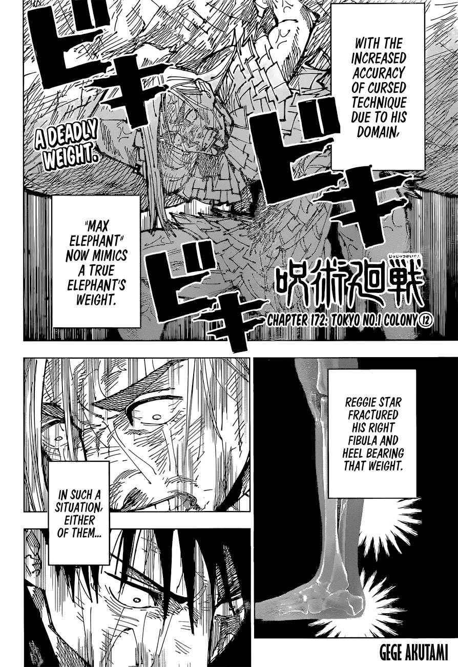 Jujutsu Kaisen Chapter 172 image 02